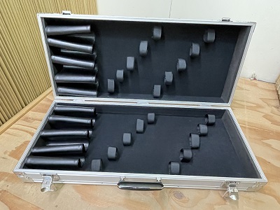 尺八収納特注アルミケース　内装